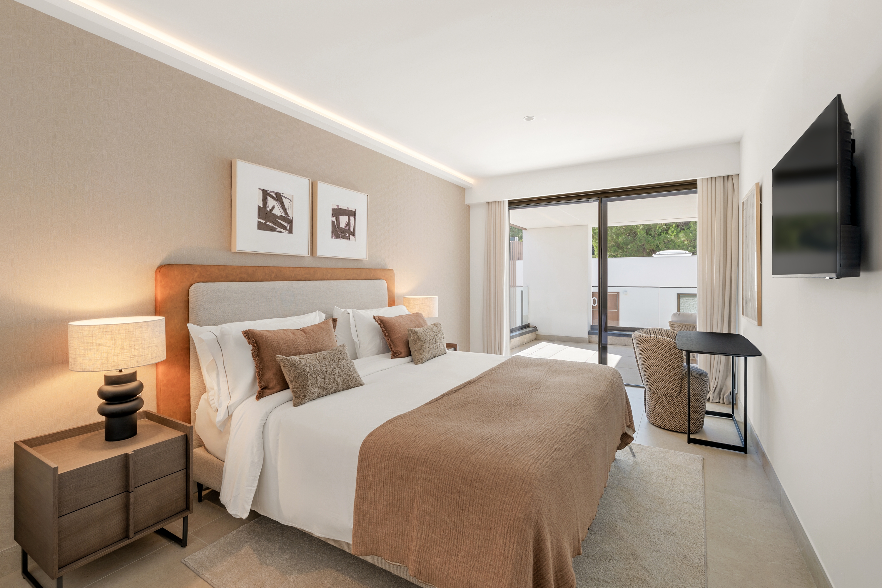 Guest room at the Wyndham Grand Residences La Cala Golf Mijas Costa in Malaga, Other than US/Canada