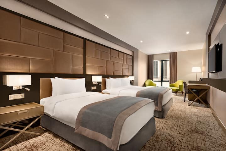 Guest room at the Wyndham Grand Tbilisi in Tbilisi, Other than US/Canada