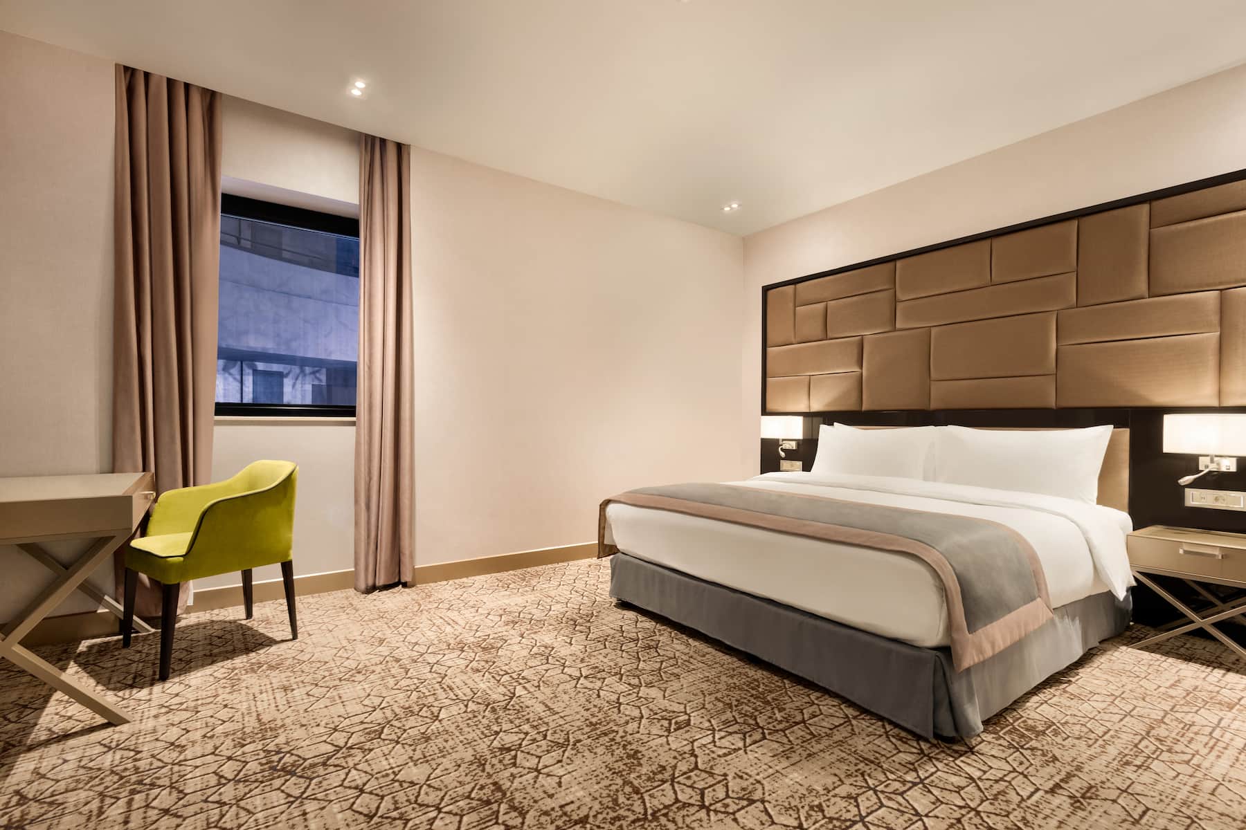 Guest room at the Wyndham Grand Tbilisi in Tbilisi, Other than US/Canada