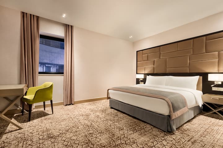 Guest room at the Wyndham Grand Tbilisi in Tbilisi, Other than US/Canada