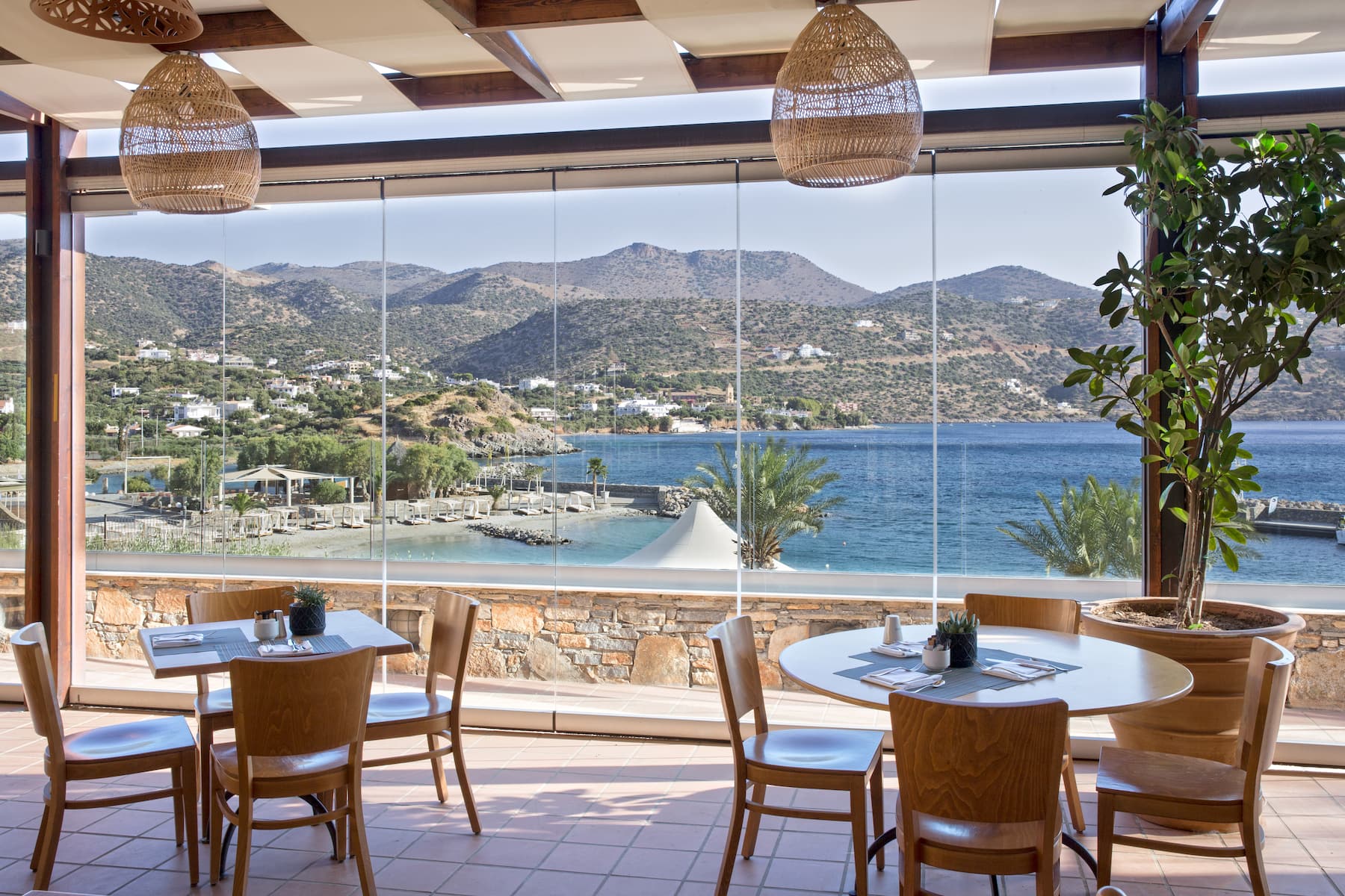 Wyndham Grand Crete Mirabello Bay restaurant in Agios Nikolaos, Other than US/Canada