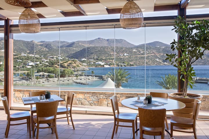 Wyndham Grand Crete Mirabello Bay restaurant in Agios Nikolaos, Other than US/Canada