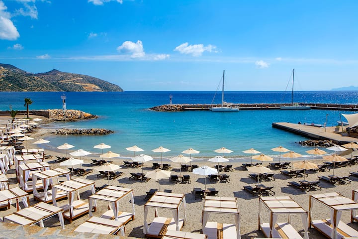 Beach near Wyndham Grand Crete Mirabello Bay in Agios Nikolaos, Other than US/Canada