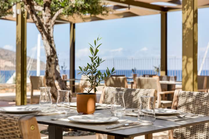 Wyndham Grand Crete Mirabello Bay restaurant in Agios Nikolaos, Other than US/Canada