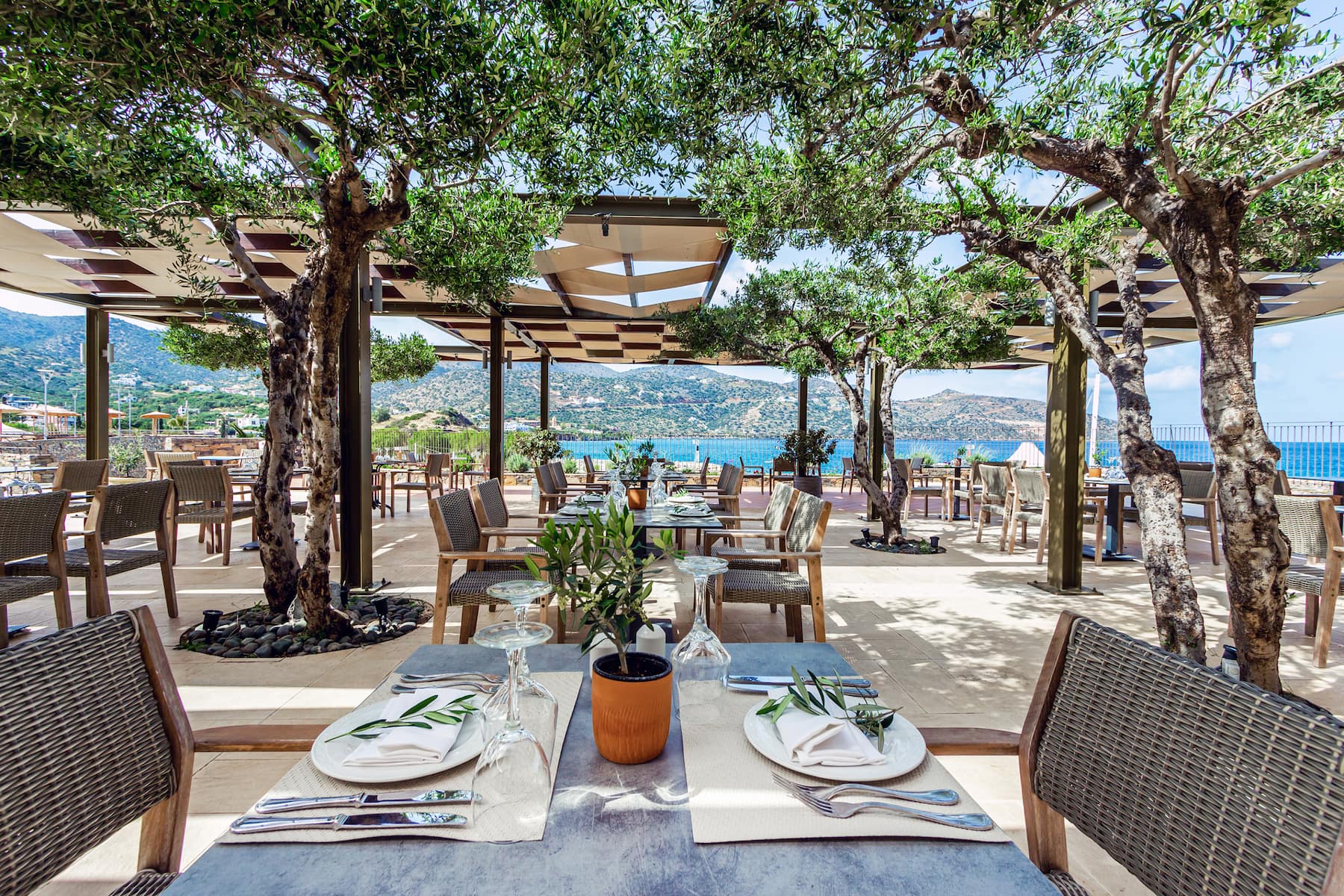 Wyndham Grand Crete Mirabello Bay restaurant in Agios Nikolaos, Other than US/Canada