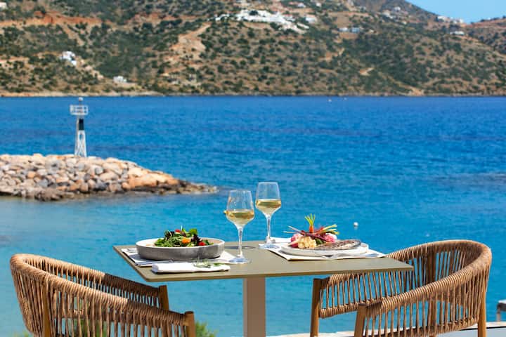 Wyndham Grand Crete Mirabello Bay restaurant in Agios Nikolaos, Other than US/Canada