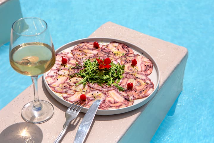 Wyndham Grand Crete Mirabello Bay restaurant in Agios Nikolaos, Other than US/Canada