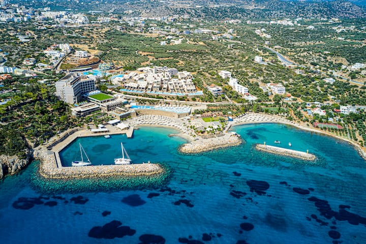 Exterior of Wyndham Grand Crete Mirabello Bay hotel in Agios Nikolaos, Other than US/Canada