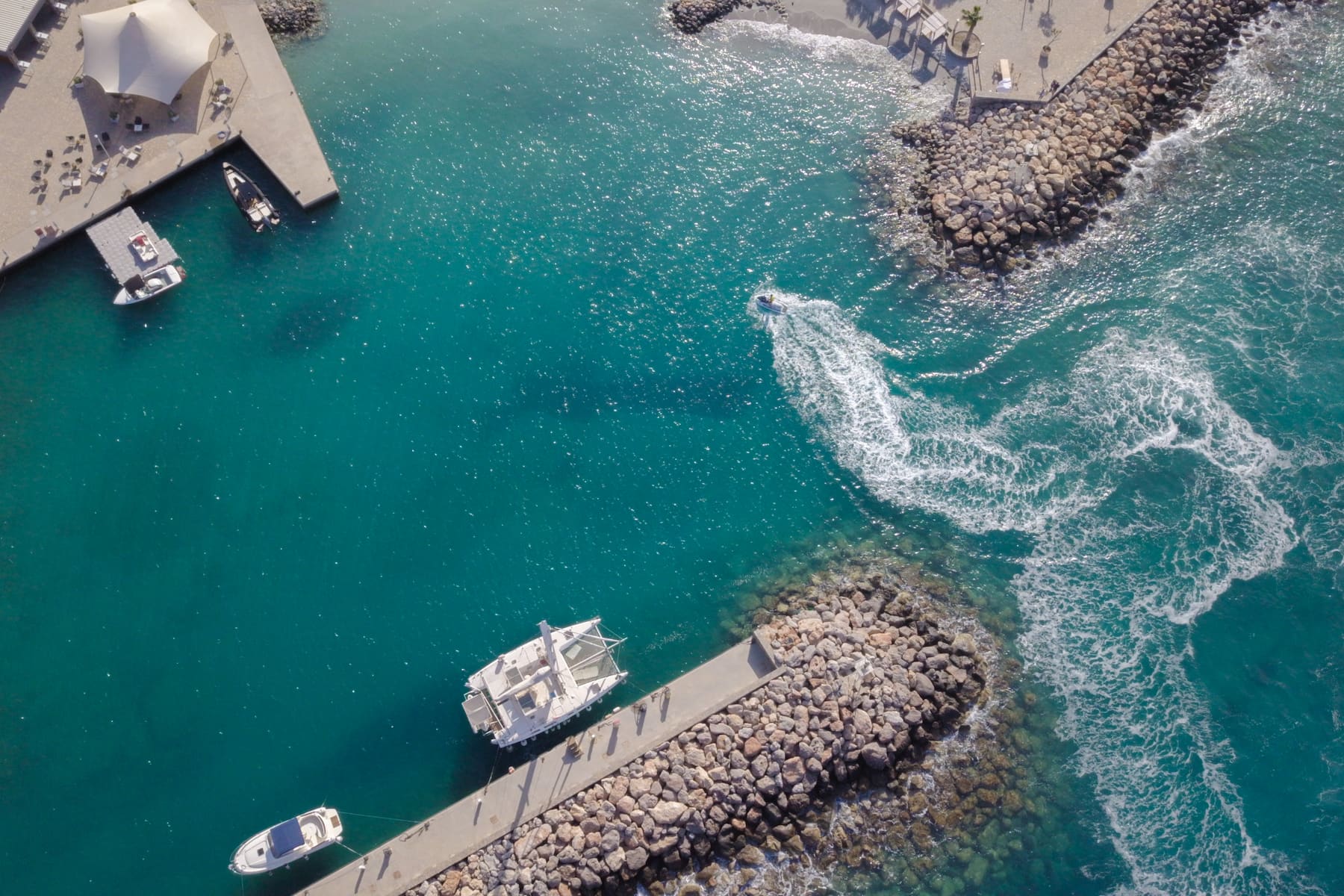 Aerial View of Wyndham Grand Crete Mirabello Bay hotel in Agios Nikolaos, Other than US/Canada