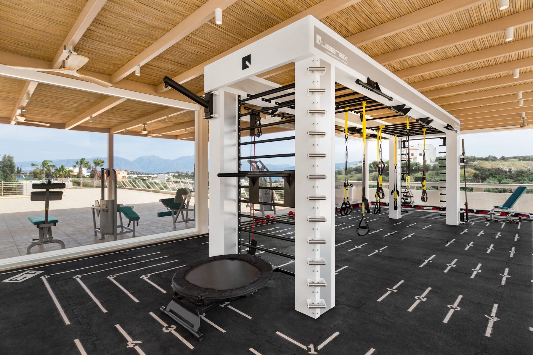 Fitness room at Wyndham Grand Crete Mirabello Bay in Agios Nikolaos, Other than US/Canada