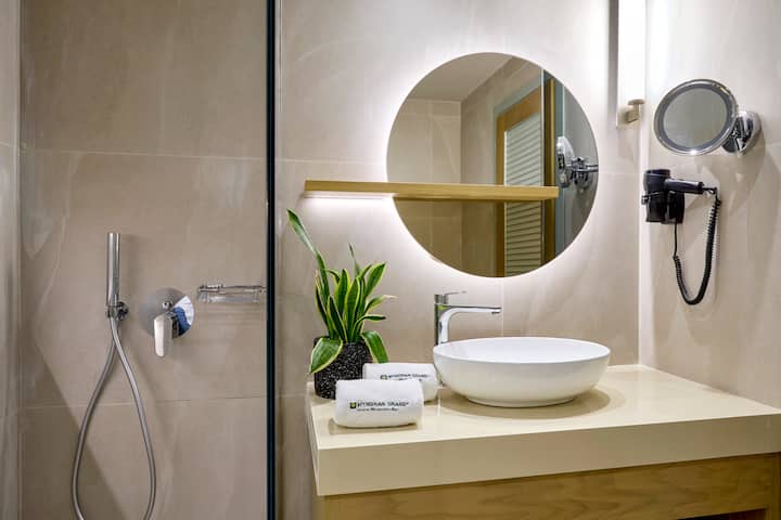 Guest room at the Wyndham Grand Crete Mirabello Bay in Agios Nikolaos, Other than US/Canada