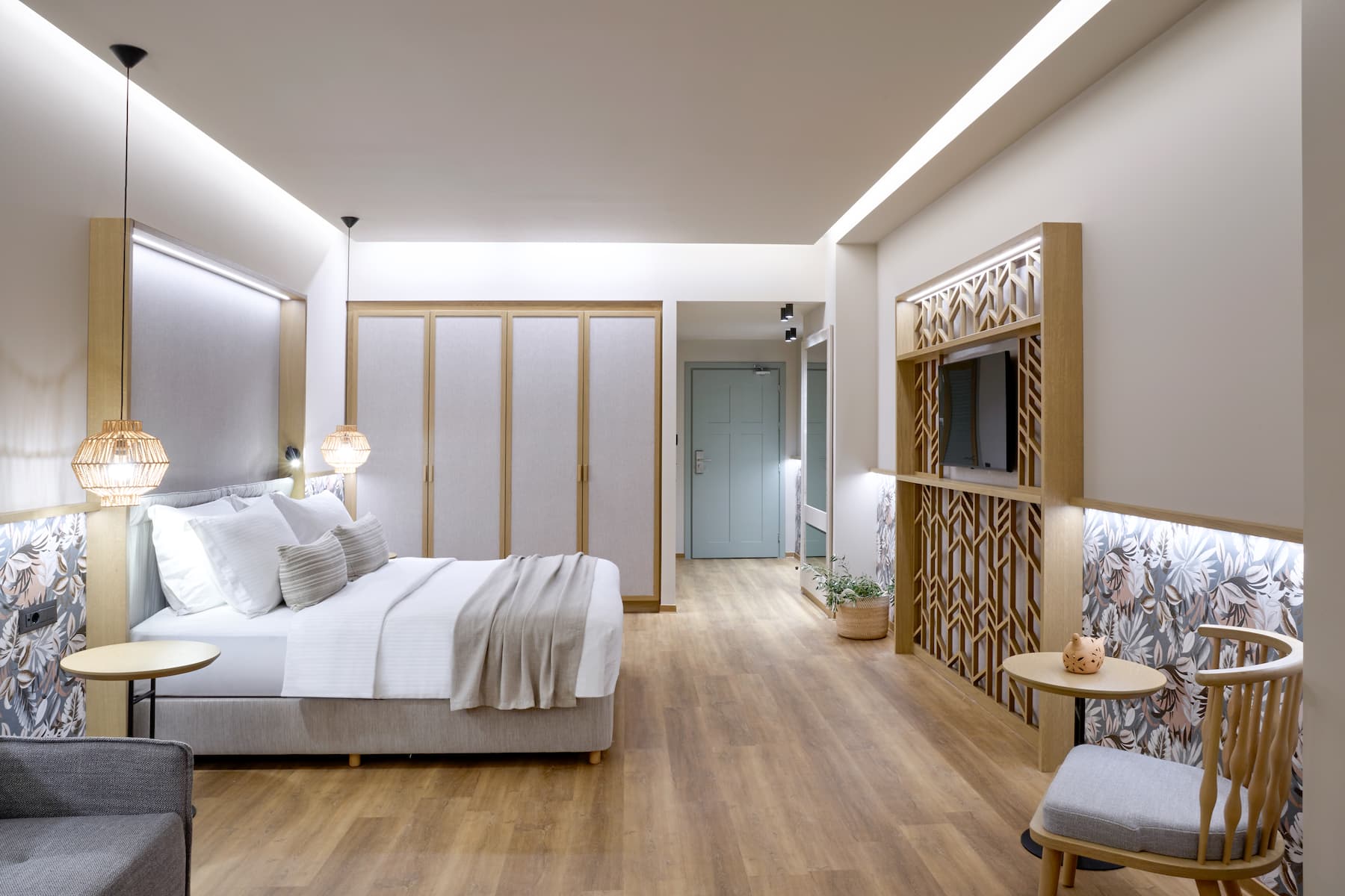 Guest room at the Wyndham Grand Crete Mirabello Bay in Agios Nikolaos, Other than US/Canada