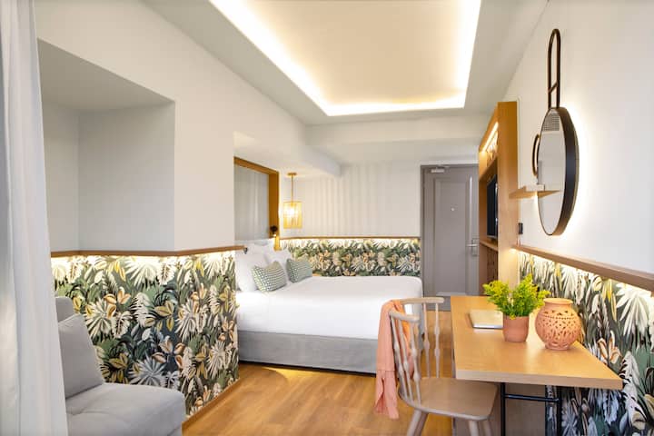 Guest room at the Wyndham Grand Crete Mirabello Bay in Agios Nikolaos, Other than US/Canada
