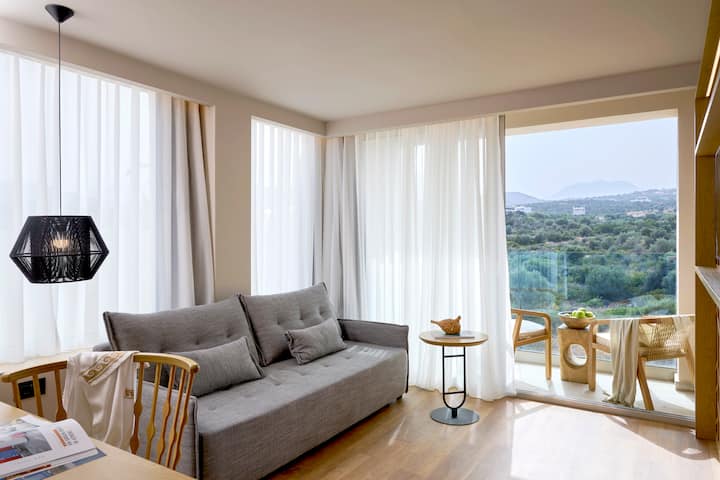Guest room at the Wyndham Grand Crete Mirabello Bay in Agios Nikolaos, Other than US/Canada