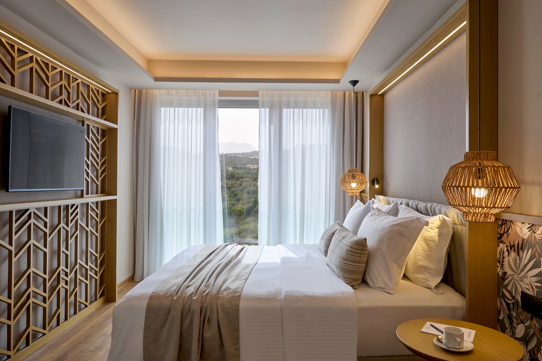 Guest room at the Wyndham Grand Crete Mirabello Bay in Agios Nikolaos, Other than US/Canada