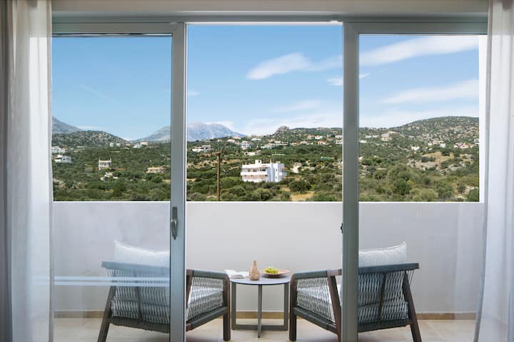 Guest room at the Wyndham Grand Crete Mirabello Bay in Agios Nikolaos, Other than US/Canada
