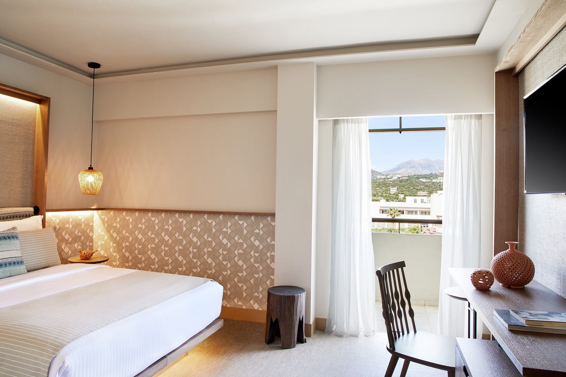 Guest room at the Wyndham Grand Crete Mirabello Bay in Agios Nikolaos, Other than US/Canada