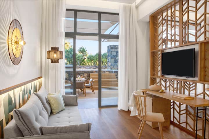 Guest room at the Wyndham Grand Crete Mirabello Bay in Agios Nikolaos, Other than US/Canada