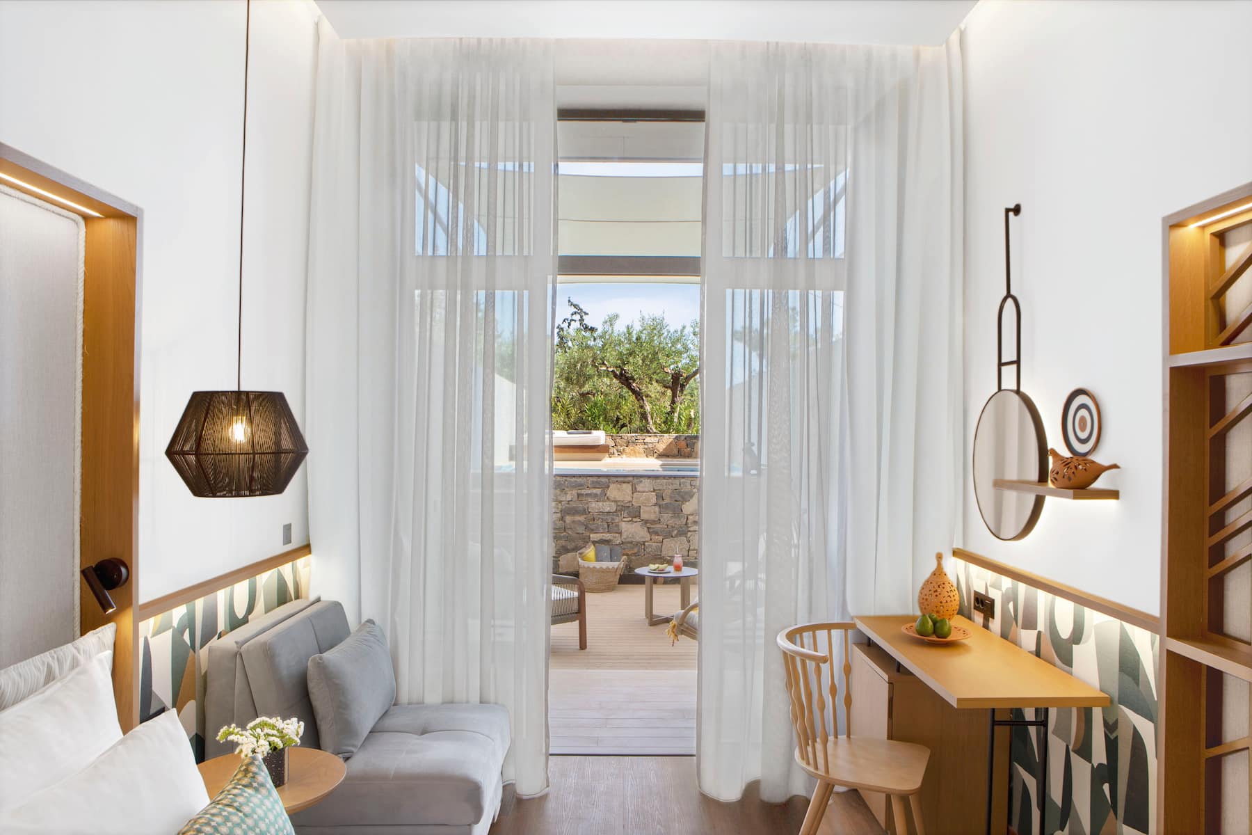 Guest room at the Wyndham Grand Crete Mirabello Bay in Agios Nikolaos, Other than US/Canada