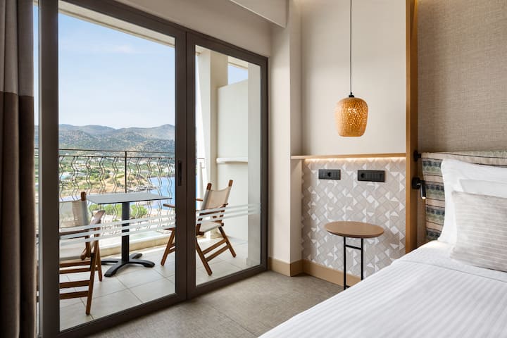 Guest room at the Wyndham Grand Crete Mirabello Bay in Agios Nikolaos, Other than US/Canada