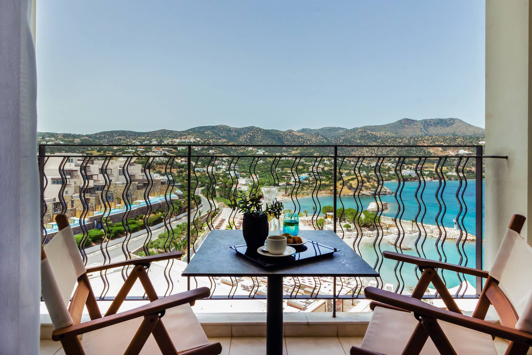 Guest room at the Wyndham Grand Crete Mirabello Bay in Agios Nikolaos, Other than US/Canada