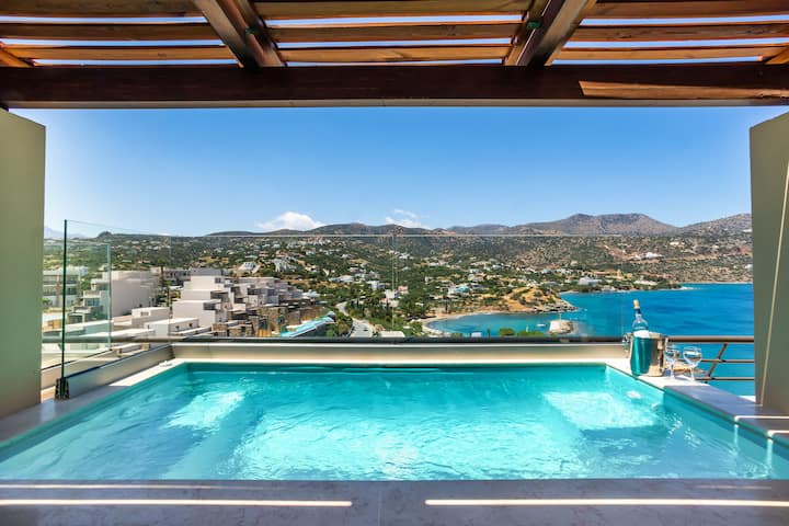 Guest room at the Wyndham Grand Crete Mirabello Bay in Agios Nikolaos, Other than US/Canada