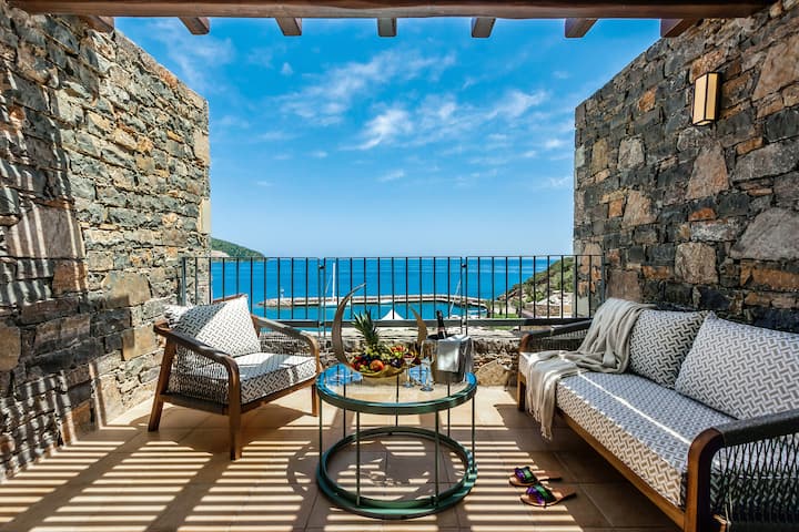 Guest room at the Wyndham Grand Crete Mirabello Bay in Agios Nikolaos, Other than US/Canada