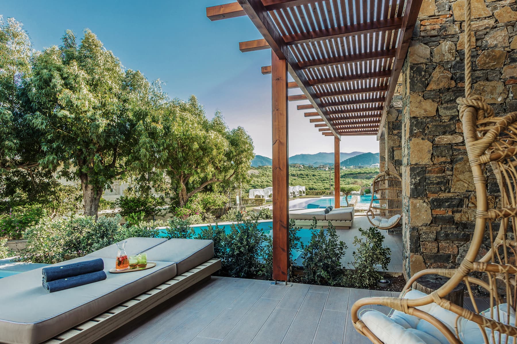 Guest room at the Wyndham Grand Crete Mirabello Bay in Agios Nikolaos, Other than US/Canada