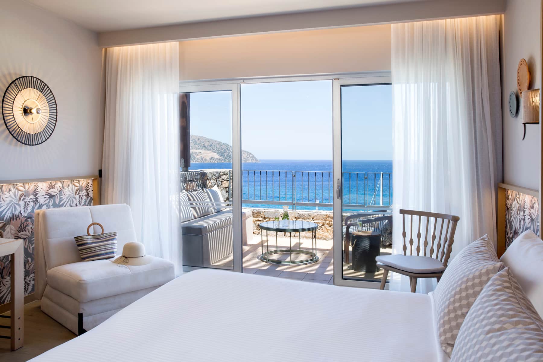 Guest room at the Wyndham Grand Crete Mirabello Bay in Agios Nikolaos, Other than US/Canada