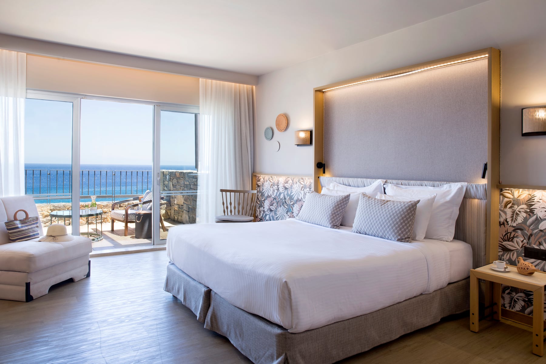 Guest room at the Wyndham Grand Crete Mirabello Bay in Agios Nikolaos, Other than US/Canada