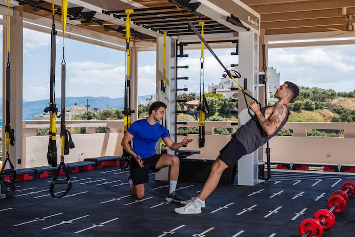 Fitness room at Wyndham Grand Crete Mirabello Bay in Agios Nikolaos, Other than US/Canada