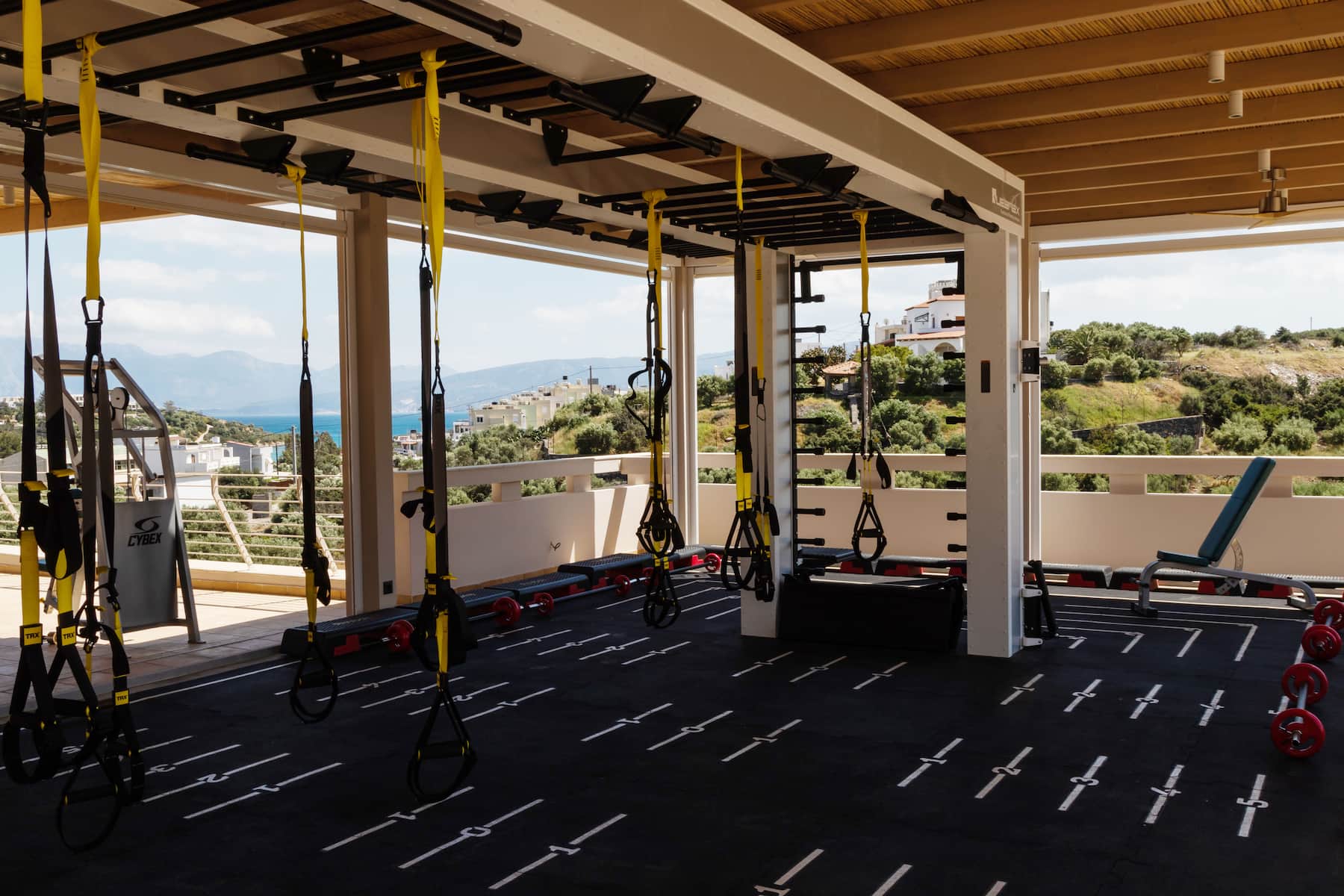Fitness room at Wyndham Grand Crete Mirabello Bay in Agios Nikolaos, Other than US/Canada