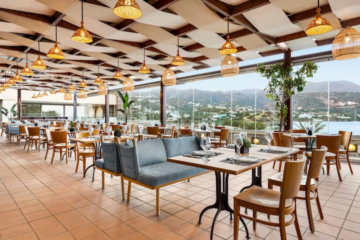 Wyndham Grand Crete Mirabello Bay restaurant in Agios Nikolaos, Other than US/Canada