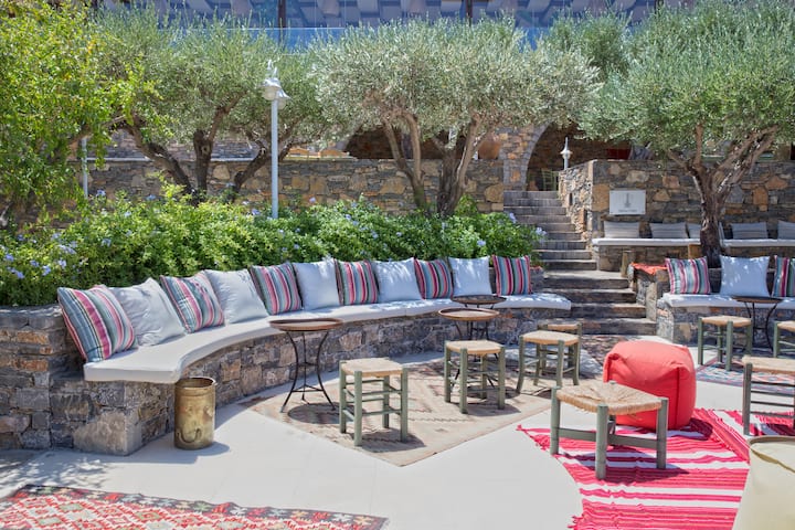 Bar patio at Wyndham Grand Crete Mirabello Bay in Agios Nikolaos, Other than US/Canada