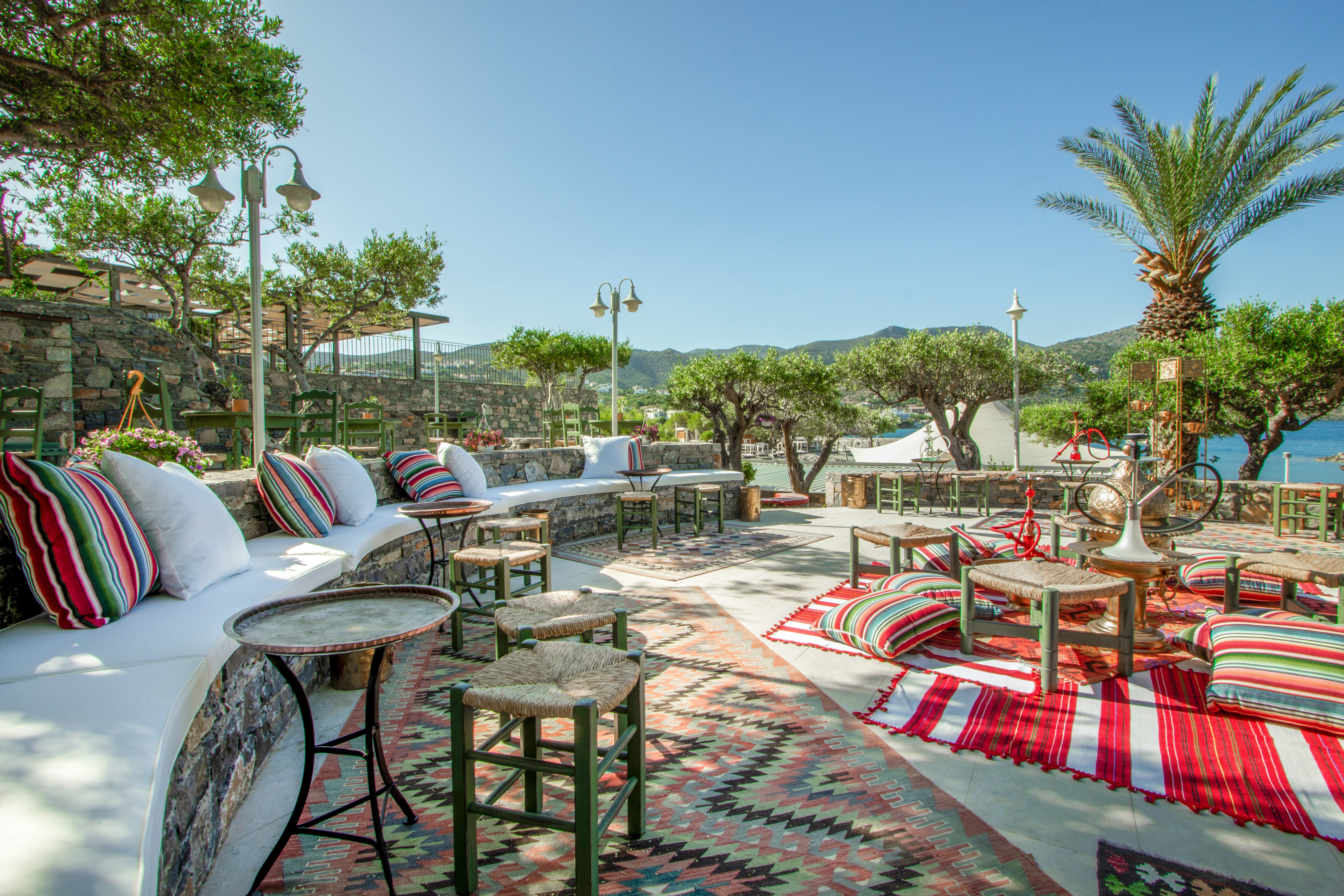 Bar patio at Wyndham Grand Crete Mirabello Bay in Agios Nikolaos, Other than US/Canada