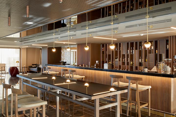 Wyndham Grand Crete Mirabello Bay lobby bar in Agios Nikolaos, Other than US/Canada