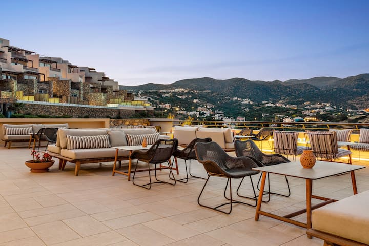 Wyndham Grand Crete Mirabello Bay lobby bar in Agios Nikolaos, Other than US/Canada