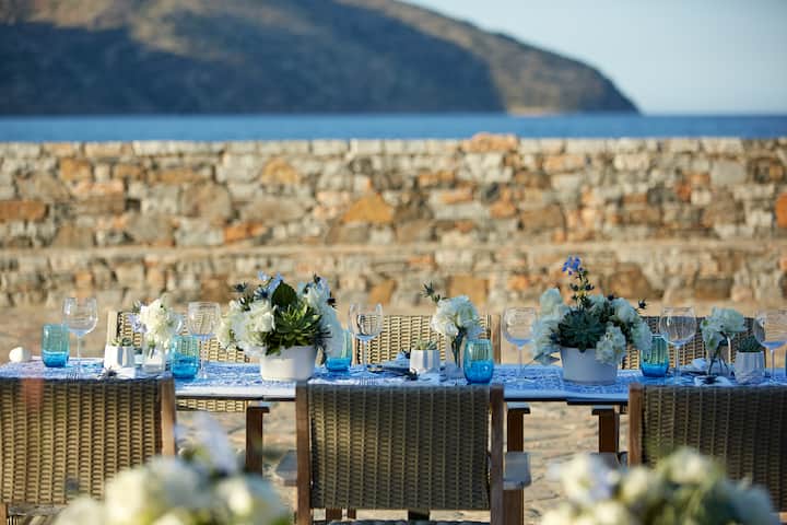 Wyndham Grand Crete Mirabello Bay ballroom wedding in Agios Nikolaos, Other than US/Canada