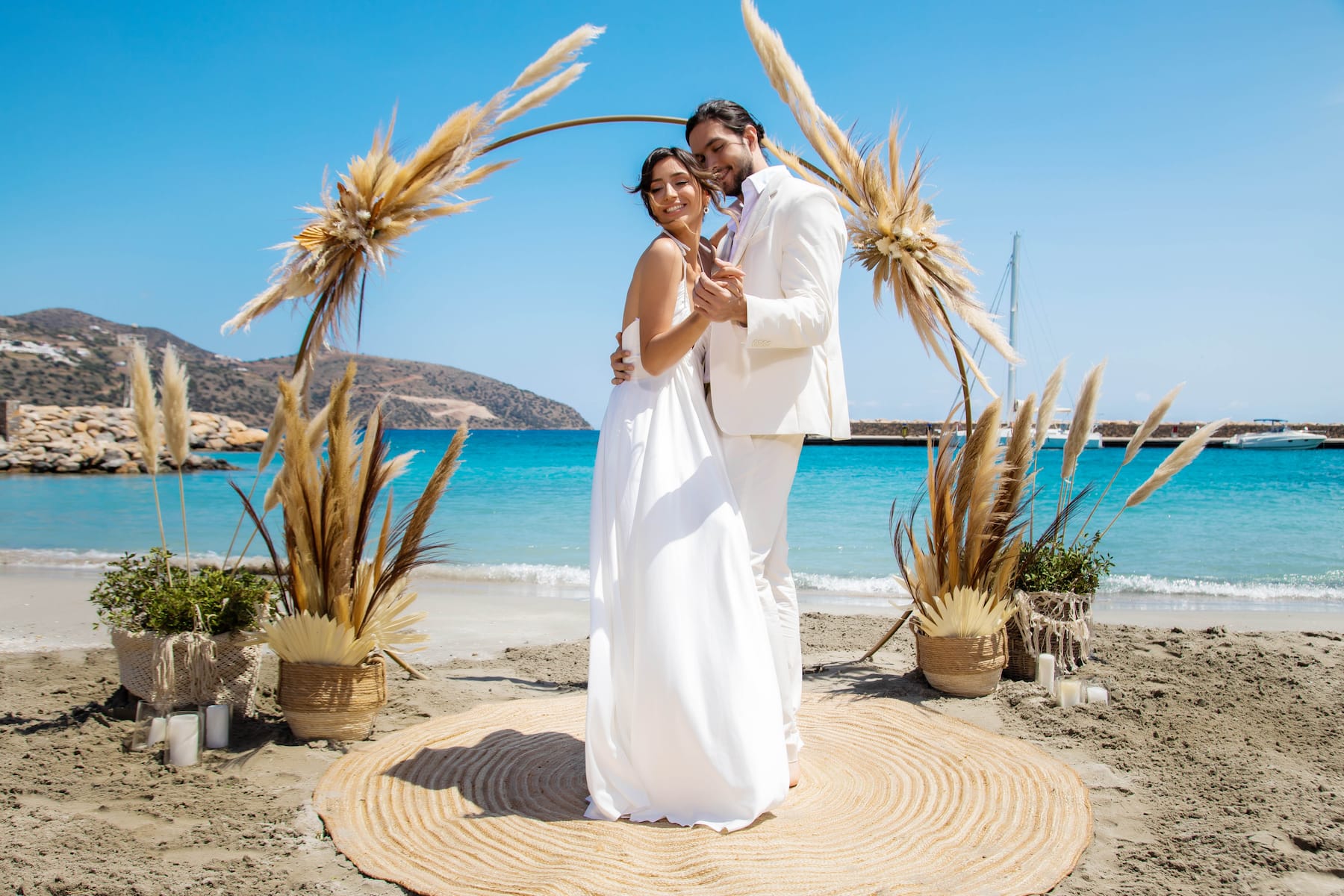 Wyndham Grand Crete Mirabello Bay ballroom wedding in Agios Nikolaos, Other than US/Canada