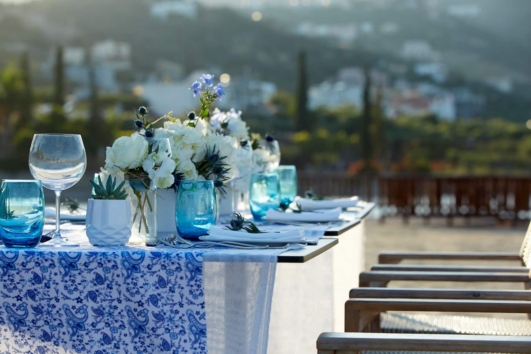 Wyndham Grand Crete Mirabello Bay ballroom wedding in Agios Nikolaos, Other than US/Canada