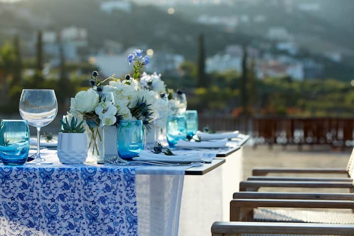 Wyndham Grand Crete Mirabello Bay ballroom wedding in Agios Nikolaos, Other than US/Canada