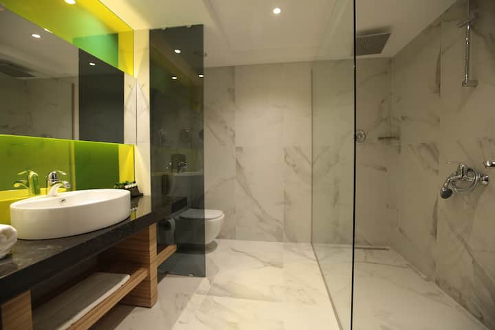 Guest room at the Wyndham Grand Athens in Athens, Other than US/Canada