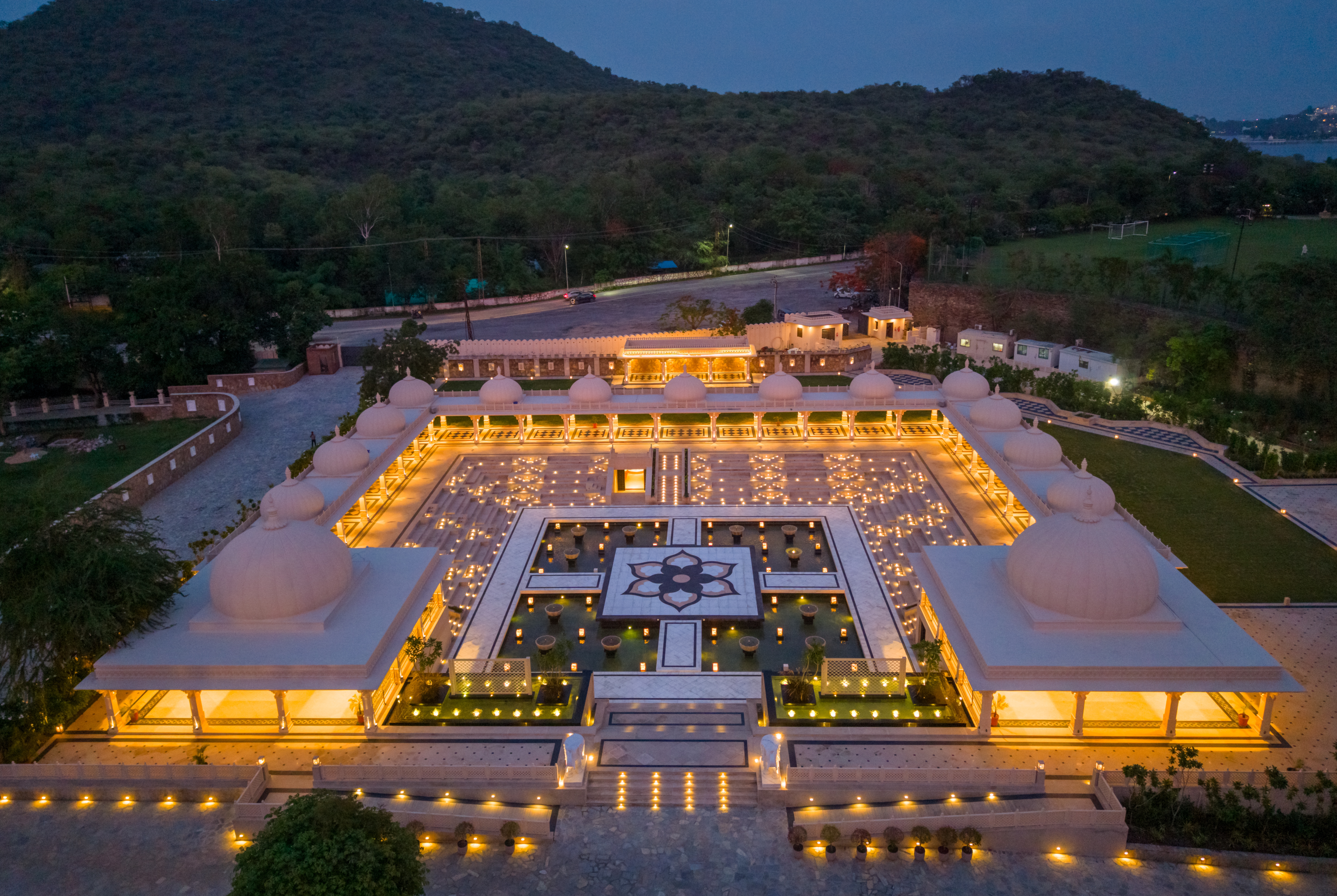 Ampitheatre at Wyndham Grand Udaipur Fateh Sagar Lake in Udaipur, Other than US/Canada