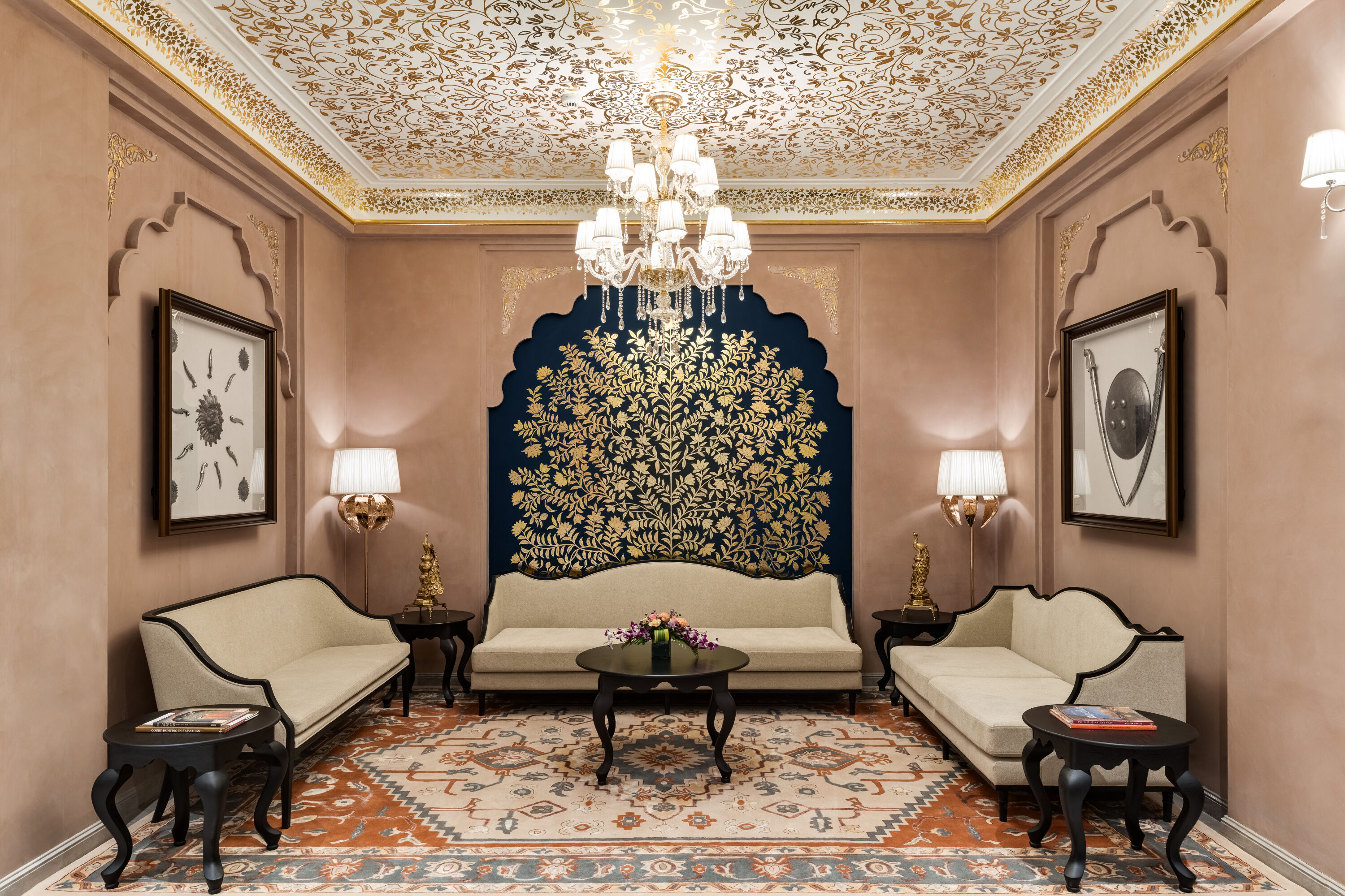 Wyndham Grand Udaipur Fateh Sagar Lake lobby atrium in Udaipur, Other than US/Canada