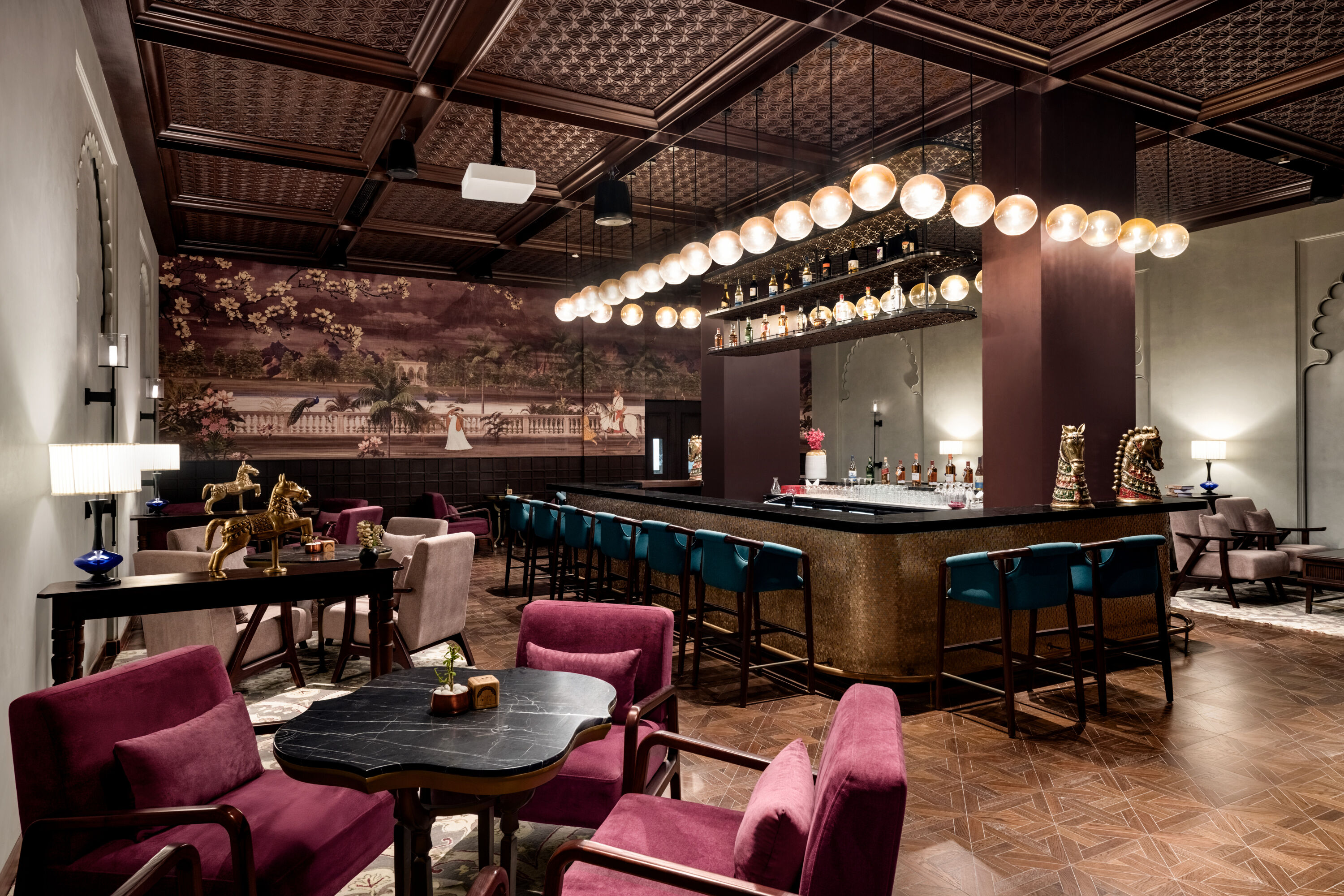 Bar at Wyndham Grand Udaipur Fateh Sagar Lake in Udaipur, Other than US/Canada