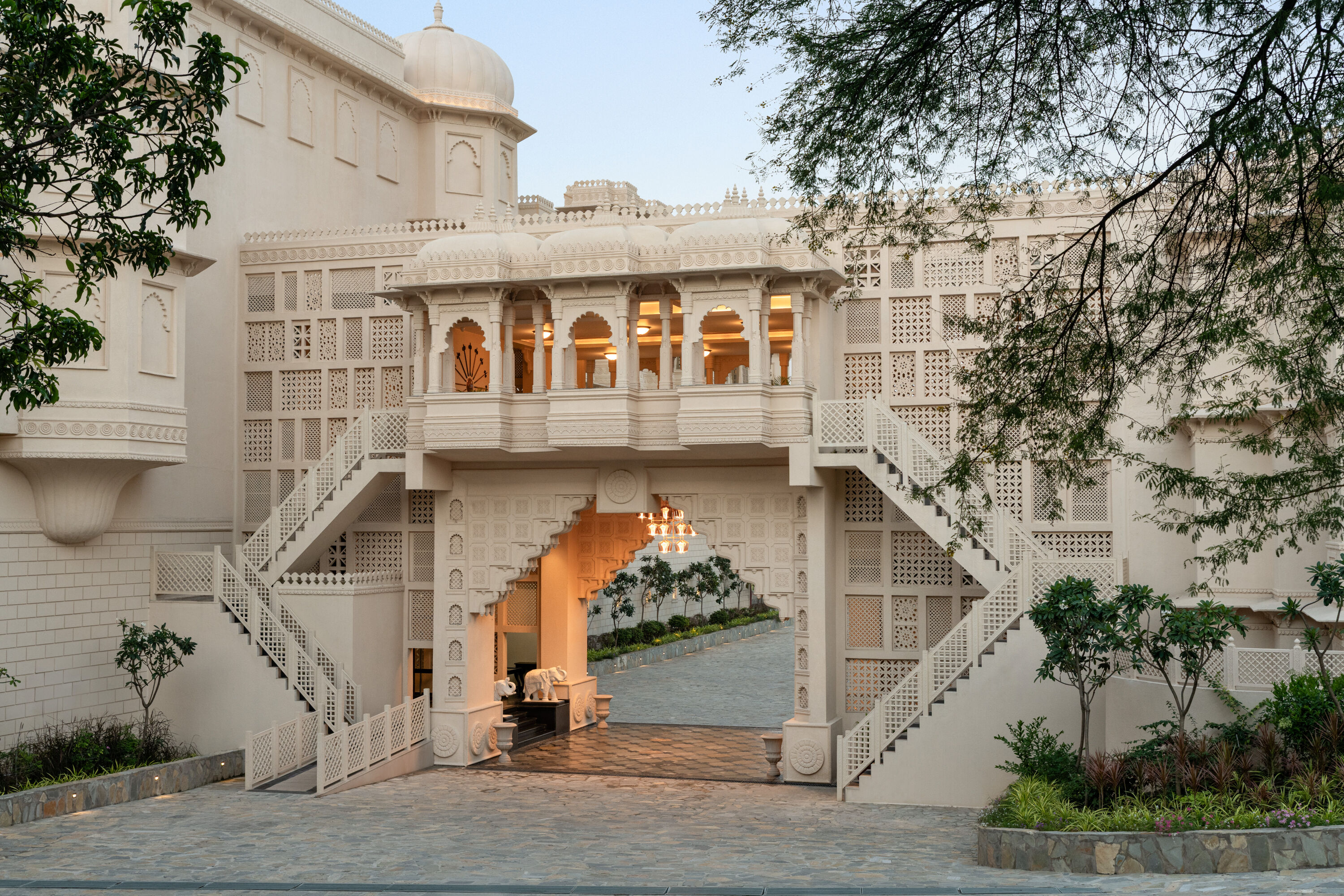 Exterior of Wyndham Grand Udaipur Fateh Sagar Lake hotel in Udaipur, Other than US/Canada