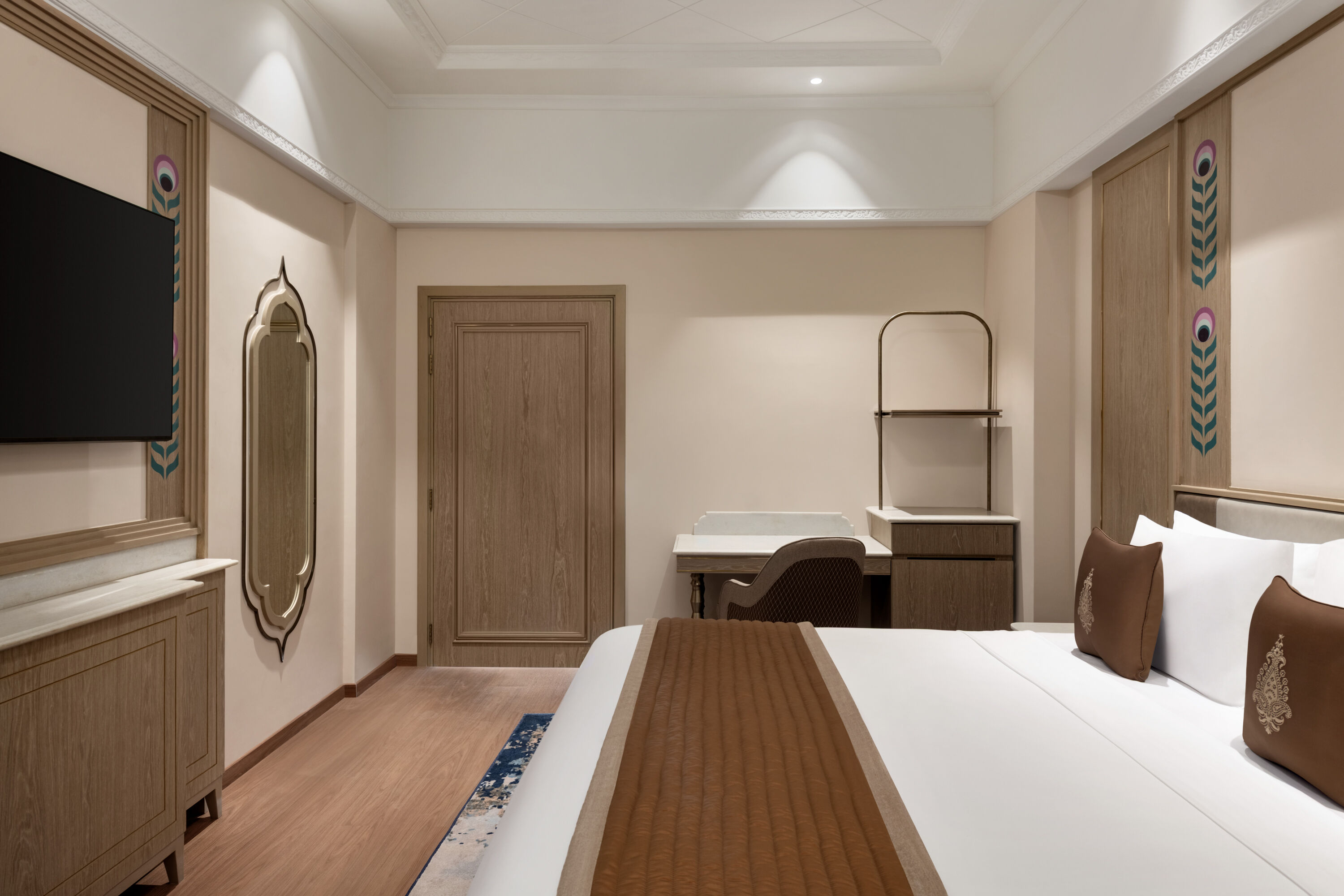 Guest room at the Wyndham Grand Udaipur Fateh Sagar Lake in Udaipur, Other than US/Canada