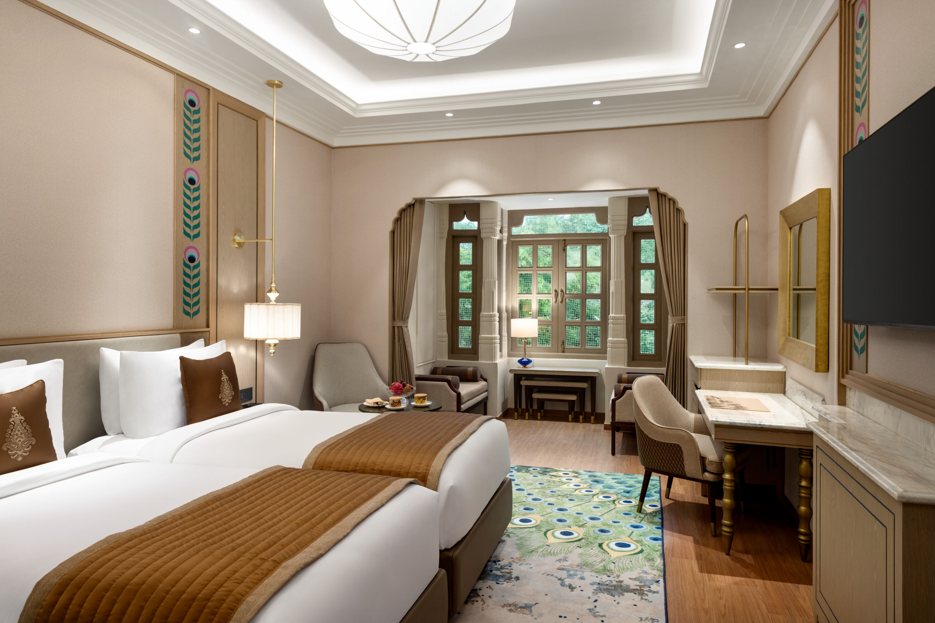 Guest room at the Wyndham Grand Udaipur Fateh Sagar Lake in Udaipur, Other than US/Canada