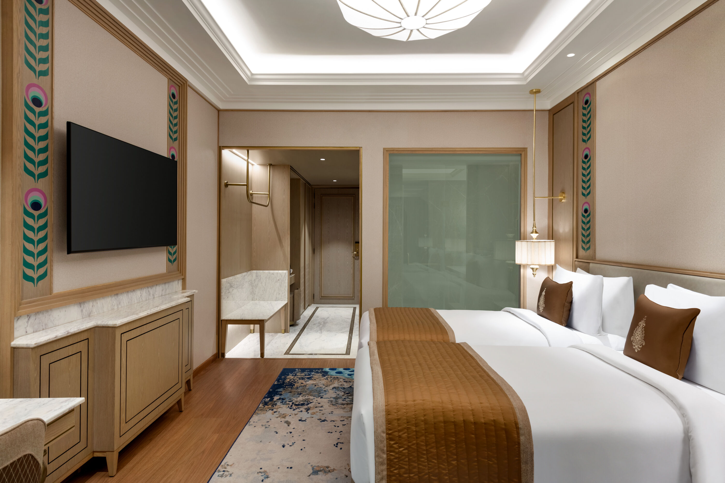 Guest room at the Wyndham Grand Udaipur Fateh Sagar Lake in Udaipur, Other than US/Canada