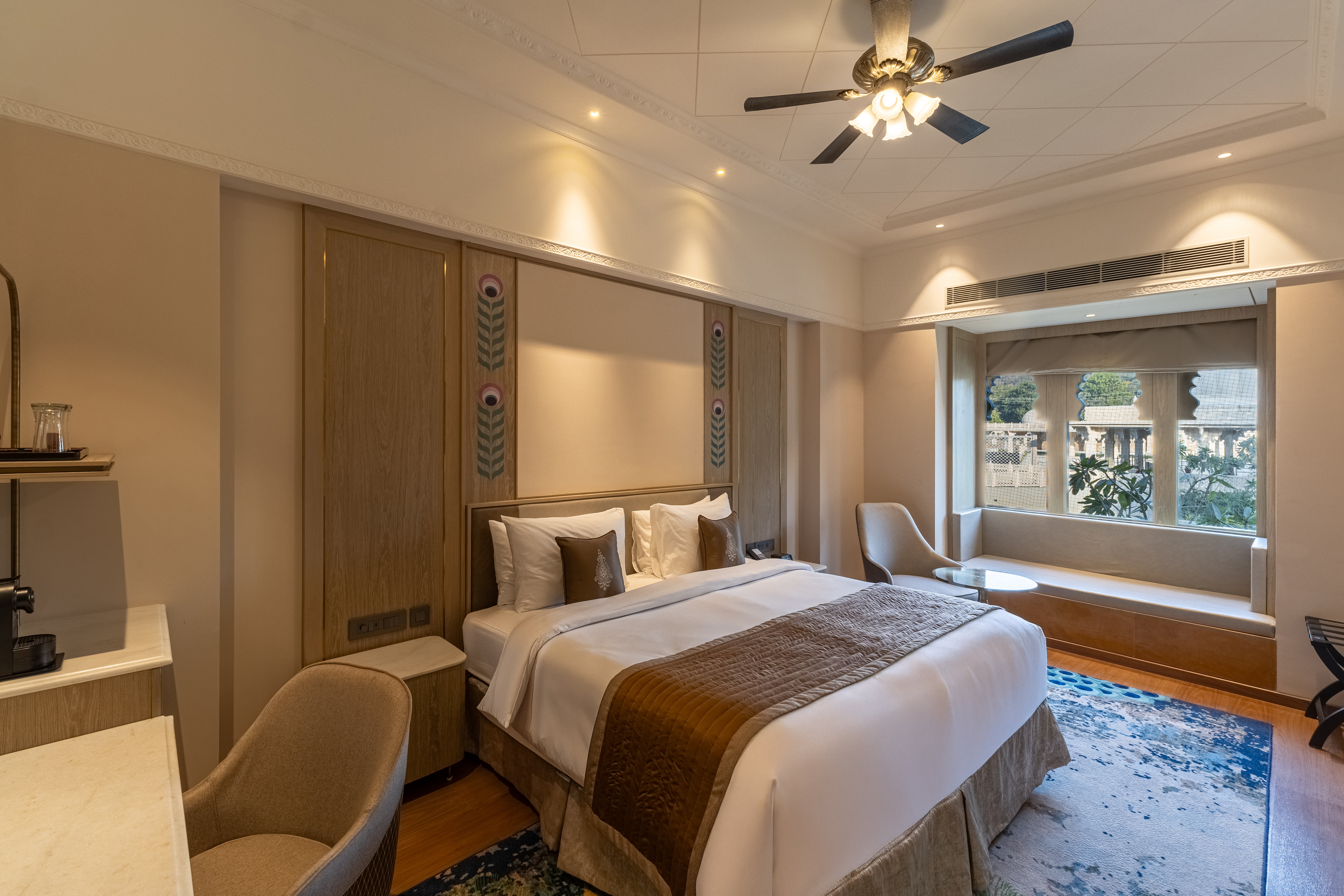 Guest room at the Wyndham Grand Udaipur Fateh Sagar Lake in Udaipur, Other than US/Canada